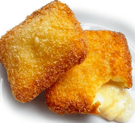 Empanado de Pão de Forma com queijo