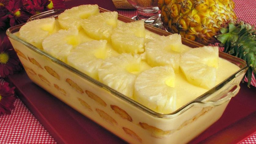 Cassata de Abacaxi aprenda a fazer é uma delícia e simples