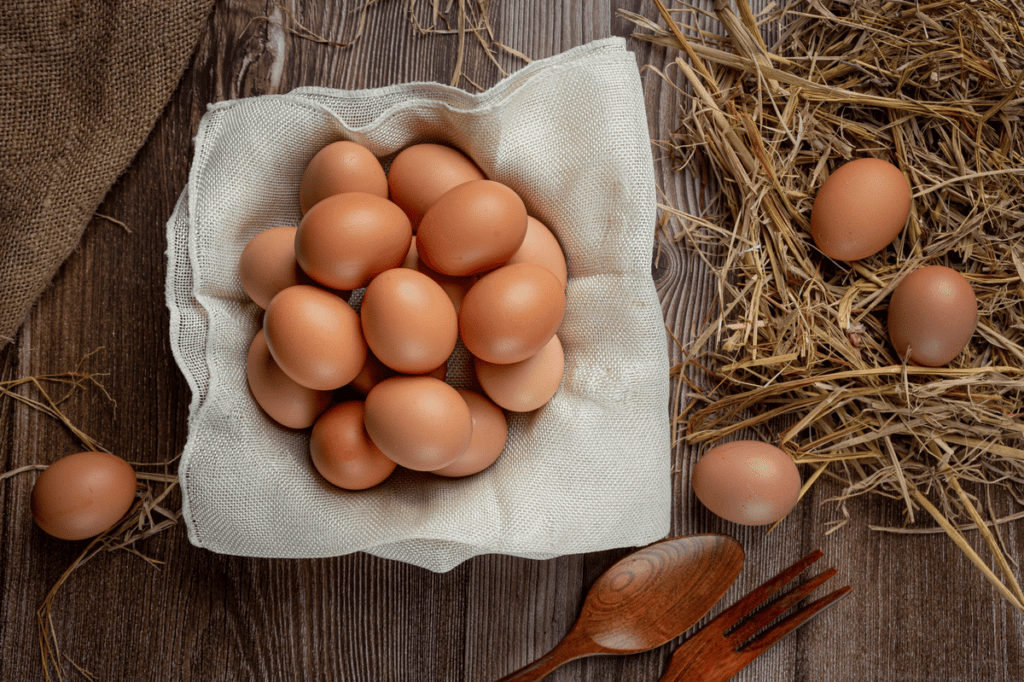 ovos orgânicos e caipiras