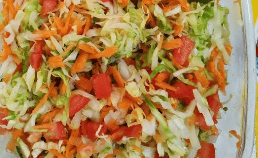 Salada de repolho muito deliciosa receita fit