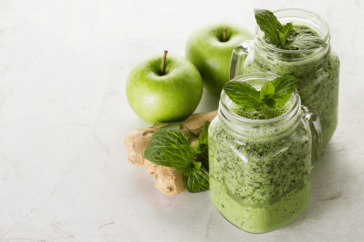 Dica saudável: suco verde com maçã