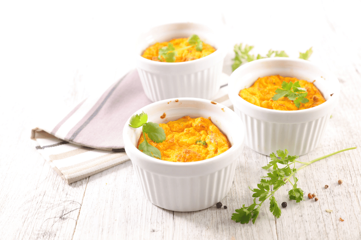 Suflê de cenoura e queijo provolone: Como fazer