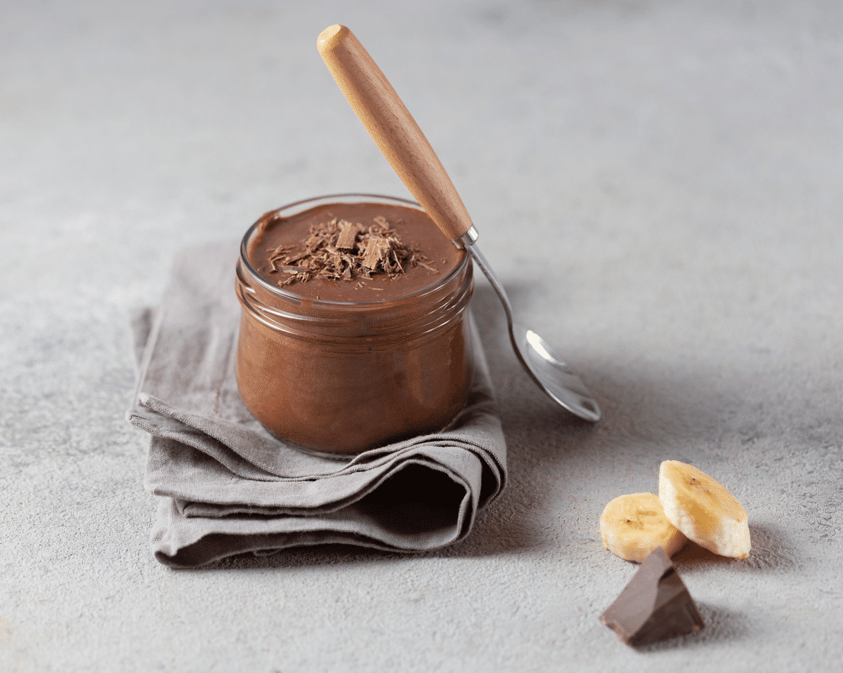 Mousse de chocolate com molho de pimenta