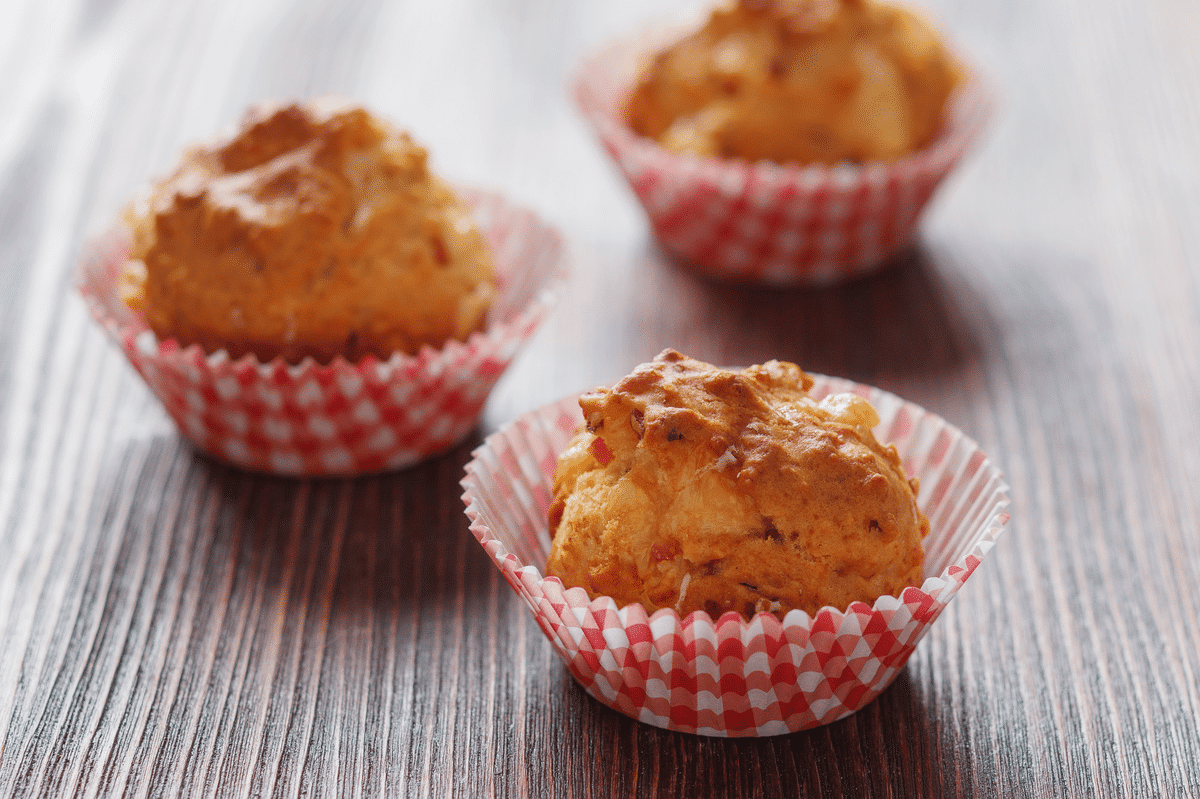Muffin de batata-doce com frango: Uma delícia, confira!